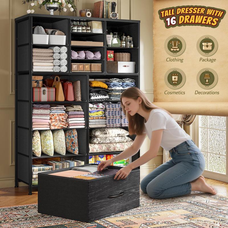 Fabric Drawer Dresser