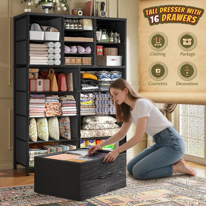 Fabric Drawer Dresser